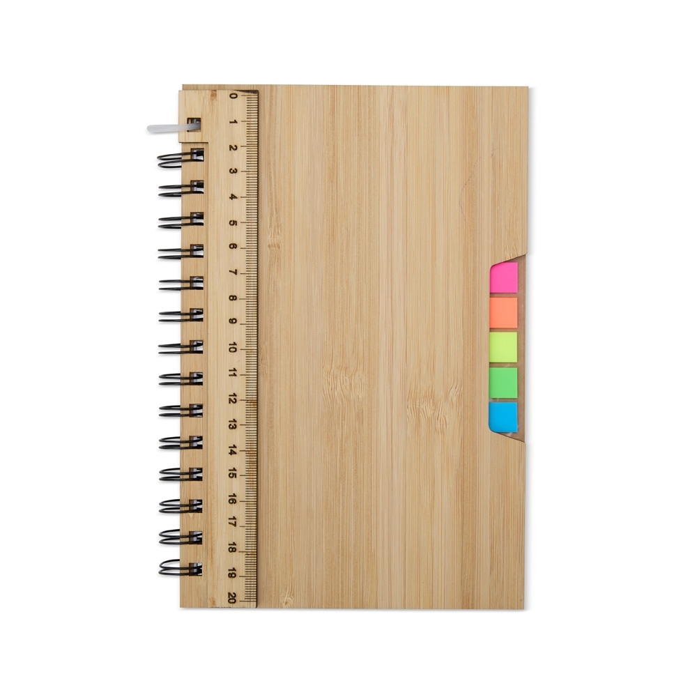 Caderno A5 em Bambu