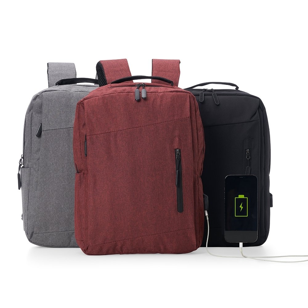 Mochila de Nylon Usb 17 L
