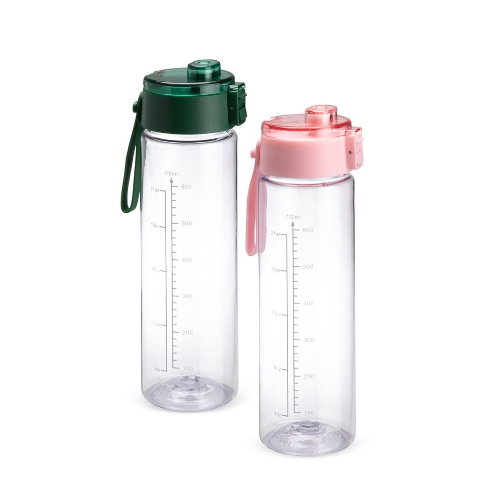 Garrafa Plástica 700ml com Alça em Silicone