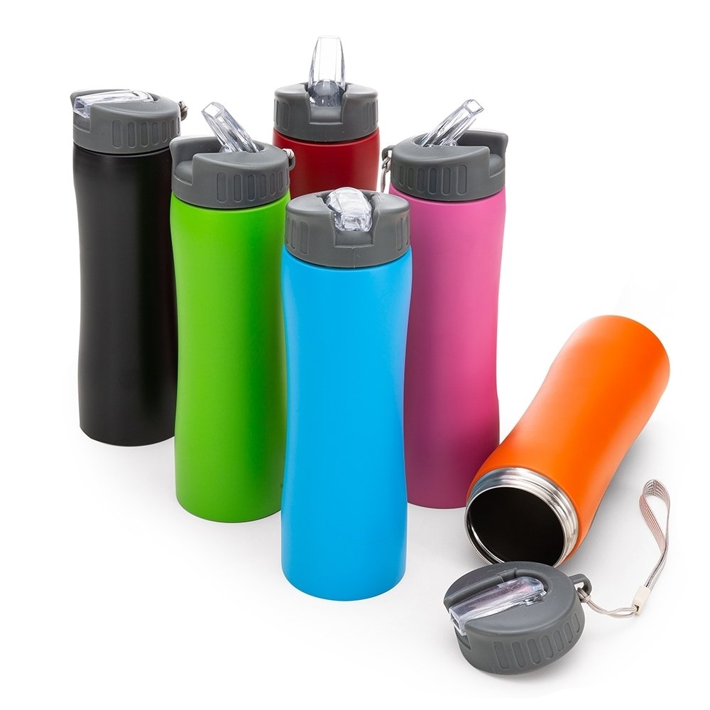 Squeeze 600ml Inox com Alça