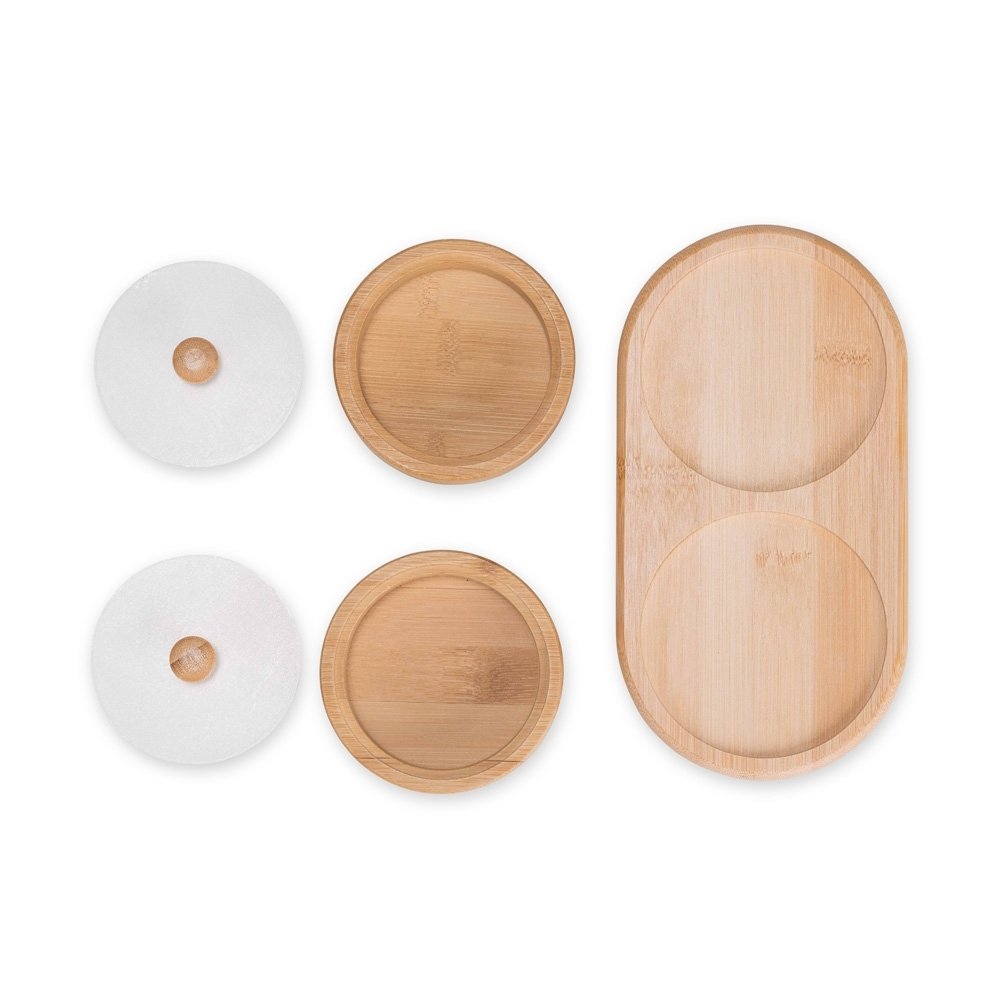 Conjunto Potes Bambu 2 Peças