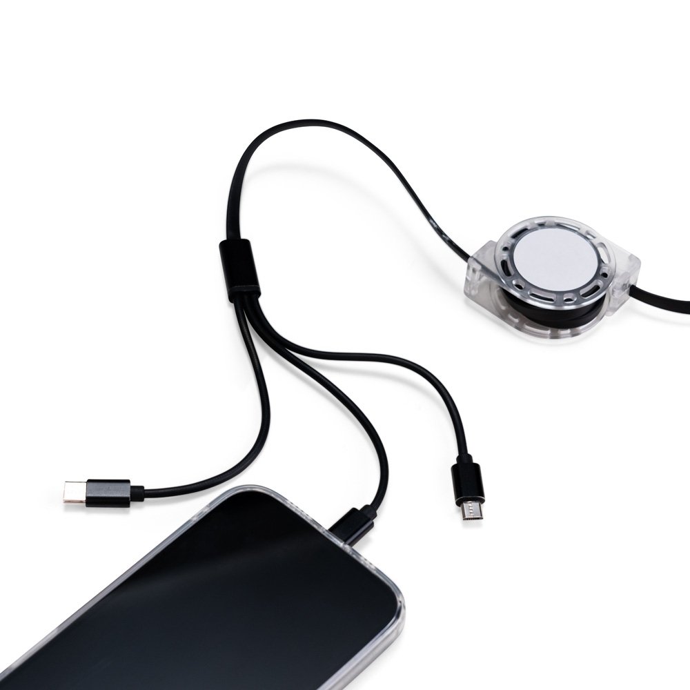 Cabo Usb Retrátil 3 em 1