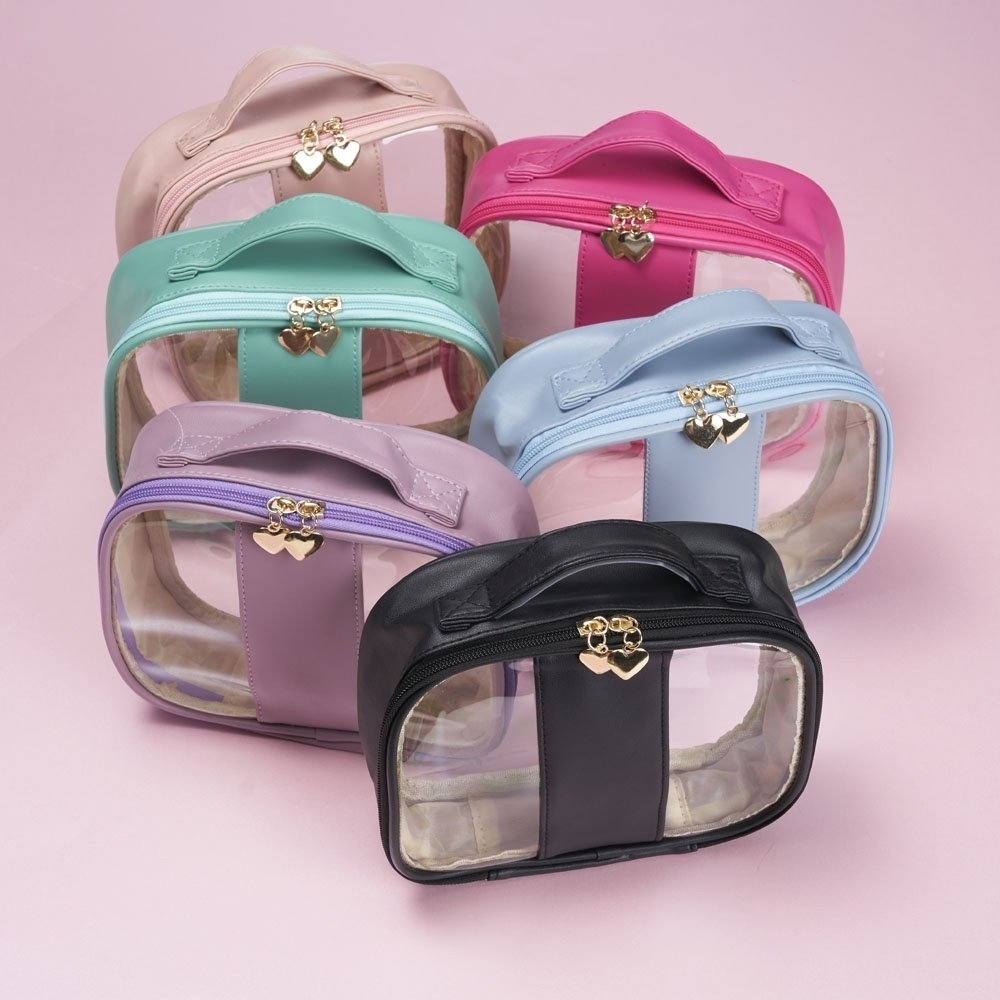 Necessaire em Pvc e Pu Tam.p