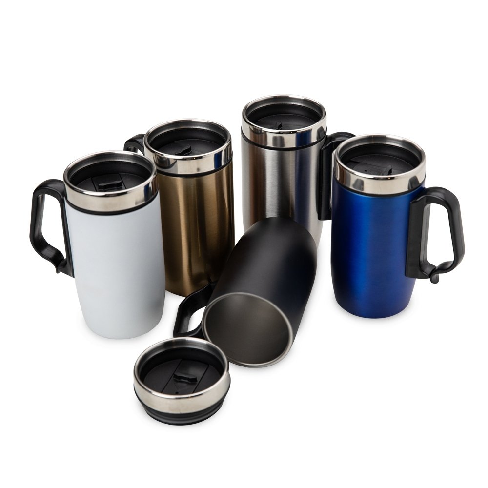 Caneca Inox Parede Dupla 250ml