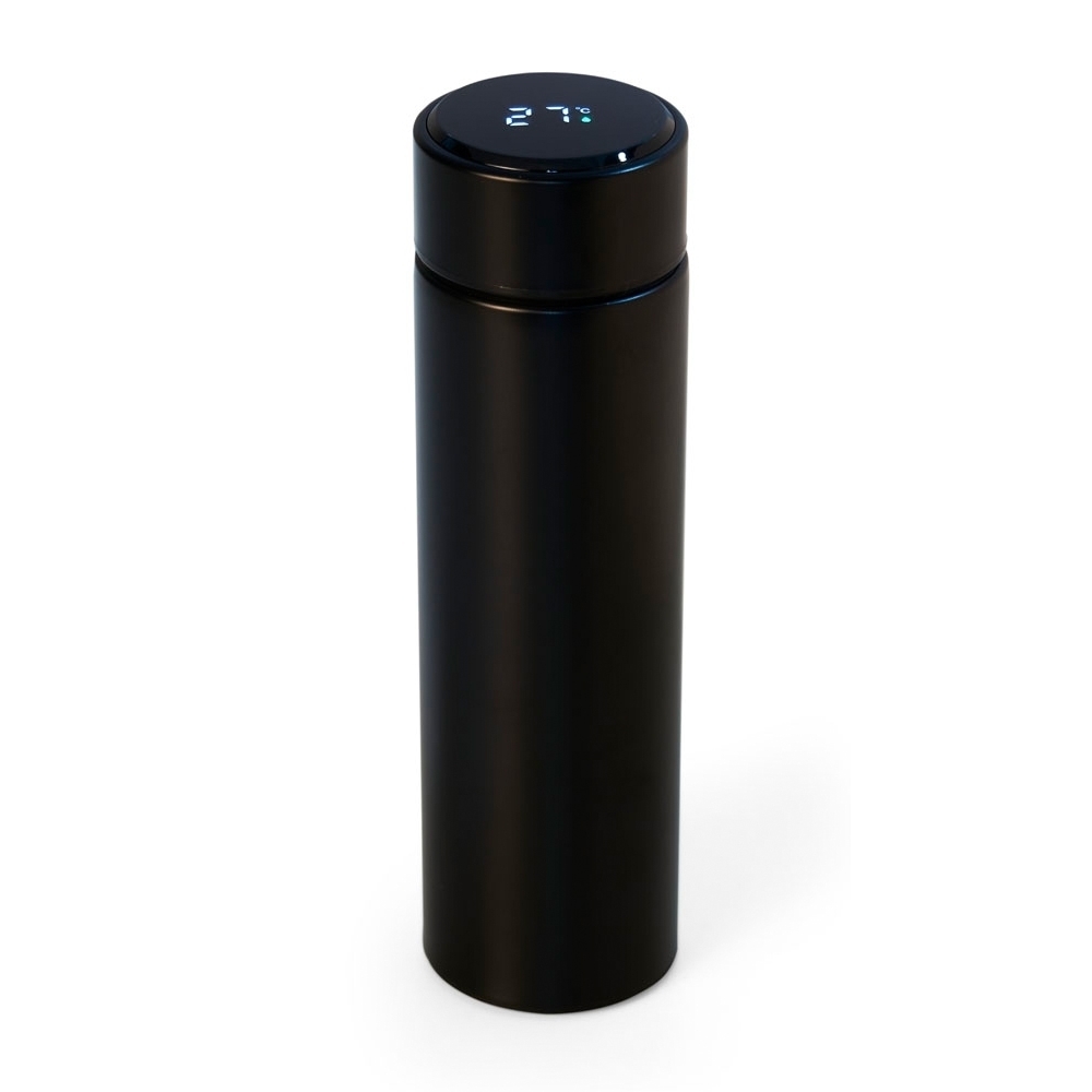 Garrafa Térmica 400ml com Termômetro em Inox