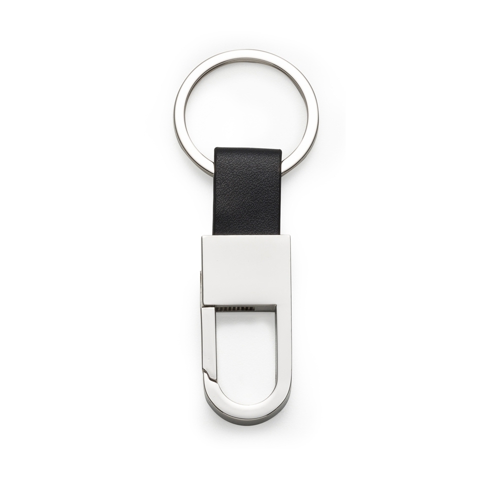 Chaveiro Metal Det. Couro