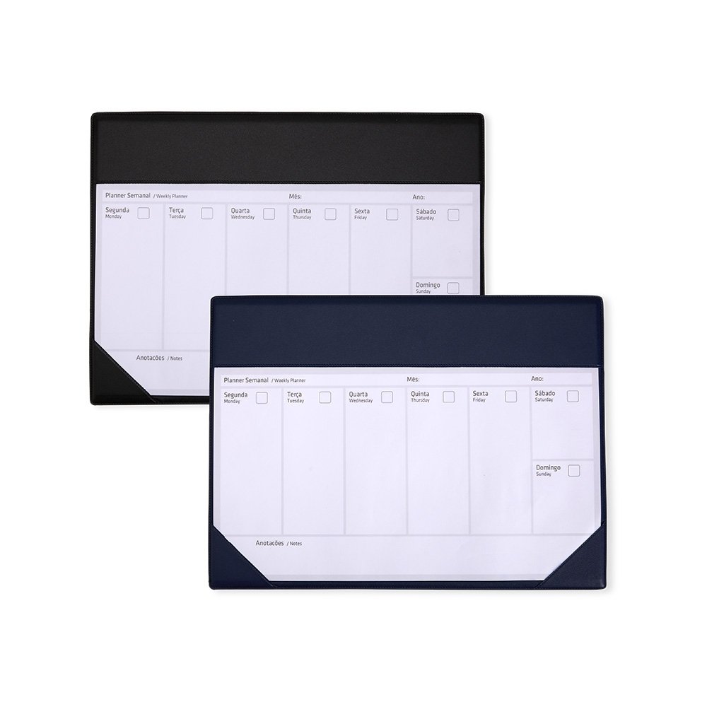 Planner Semanal de Mesa em Papel