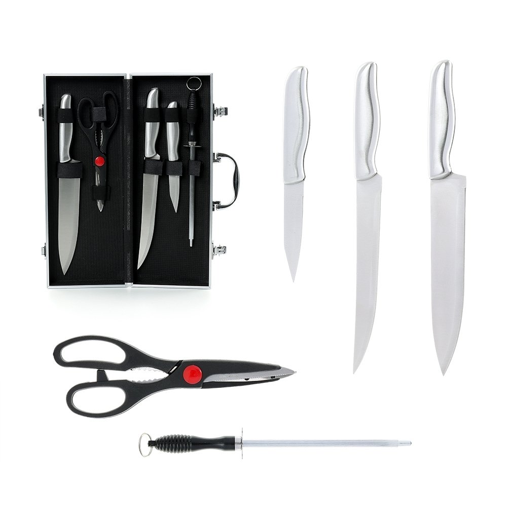 Kit Churrasco com 5 Peças Na Maleta