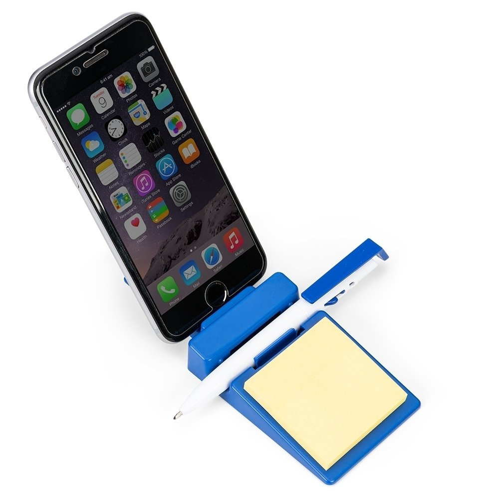 Sup. de Celular com Caneta e Bloco de Notas