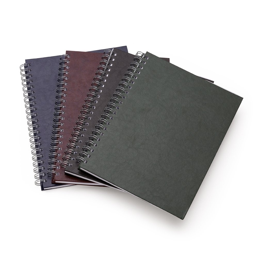 Caderno com Capa de Couro Sintético 21 X 28 Cm