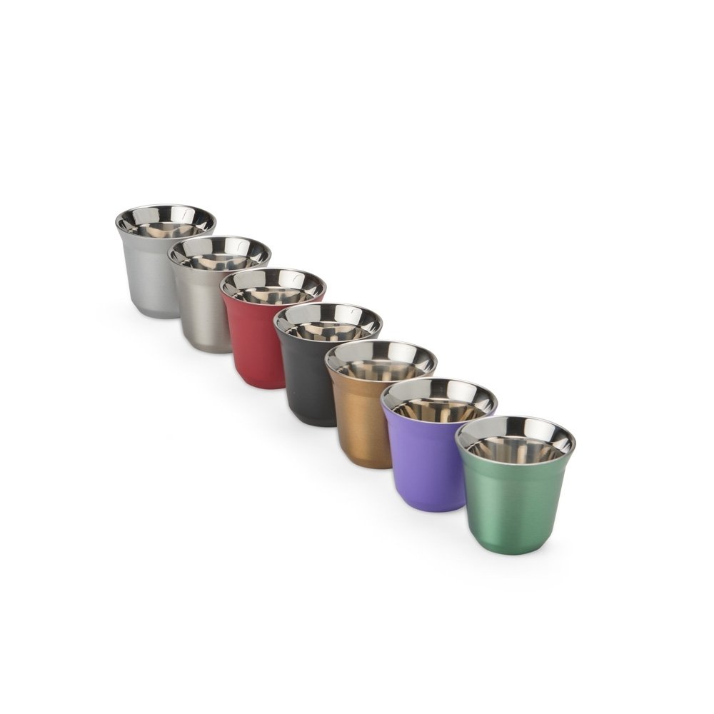 Copo Parede Dupla 80ml em Inox