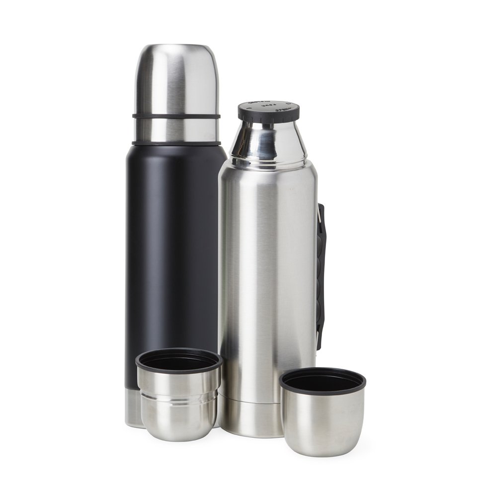 Garrafa Térmica 1 L com 2 Canecas em Inox