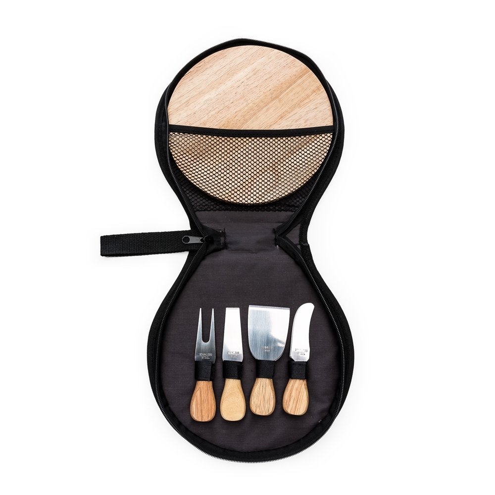 Kit Queijo com 5 Peças Bolsa com Ziper