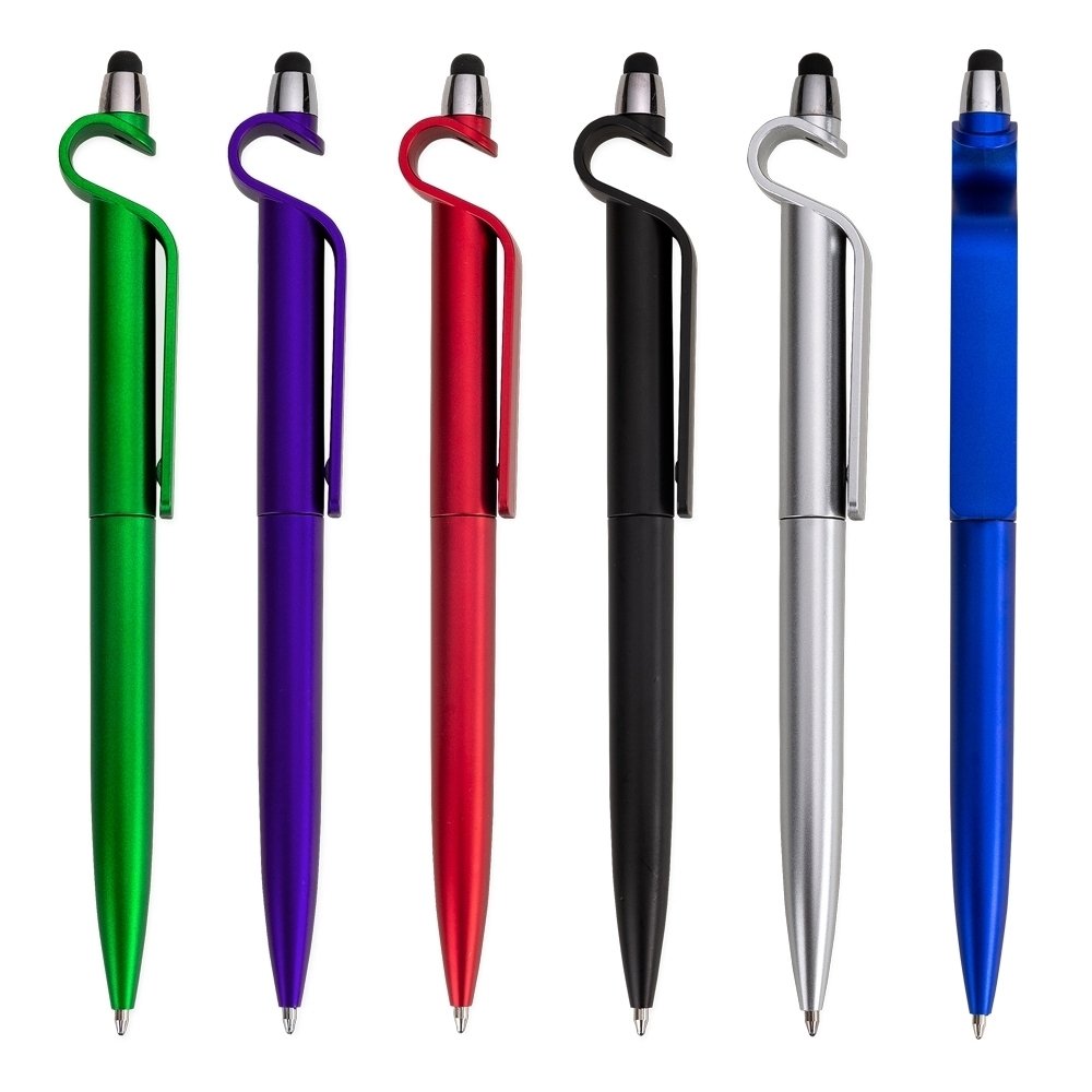 Caneta Plástica com Suporte e Touch