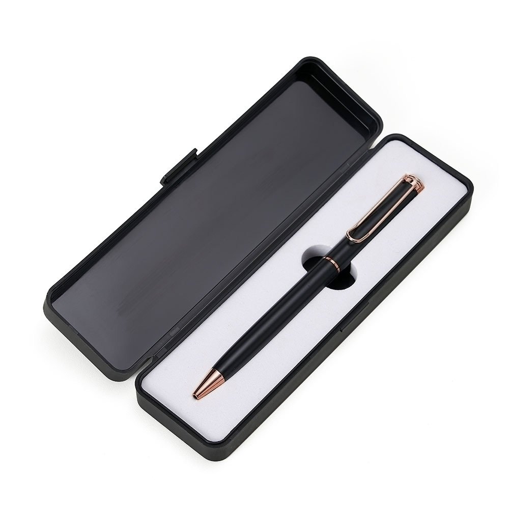 Caneta Metal com Box de Plástico