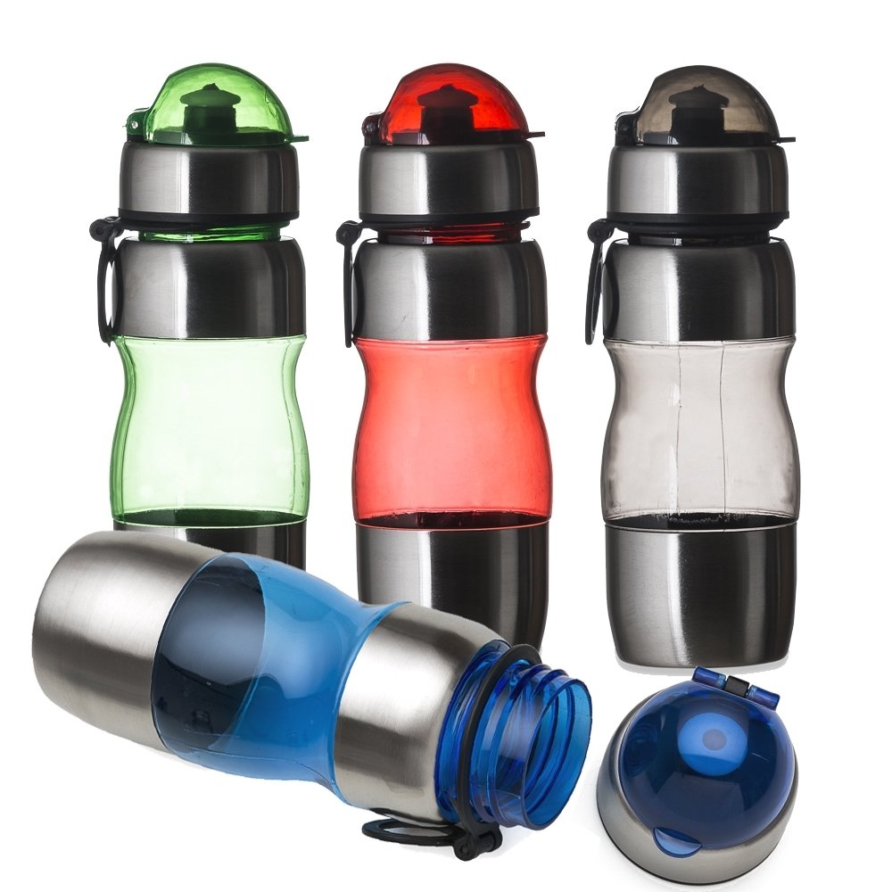 Squeeze Plástico com Metal 450ml Bico e Alça