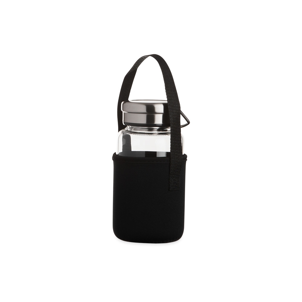 Garrafa 650ml em Vidro Borossilicato com Infusor