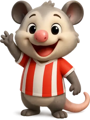 Mascote do tema Alvirrubro do Timbu