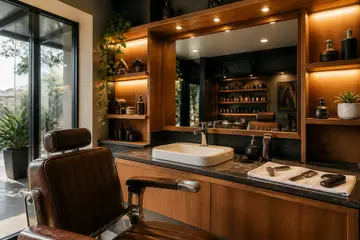 Foto do espaço para o site — Salão & barbearia