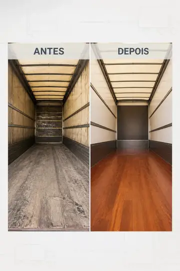 Antes e depois — Transportadora & logística