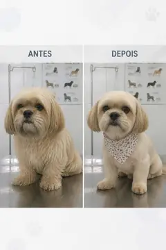 Antes e depois — Clínica veterinária
