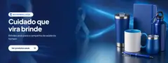 Banner Novembro Azul com fotos reais dos brindes