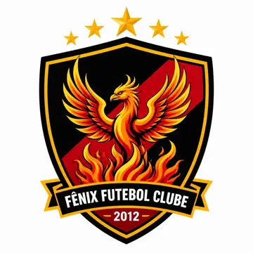 Brasão de time (escudo clássico de futebol): Fênix