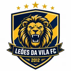 Brasão de time (escudo clássico de futebol): Leão
