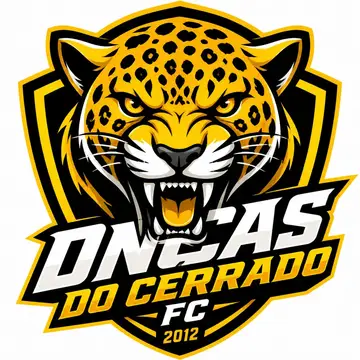 Brasão de time (logo mascote e-sports): Onça-pintada
