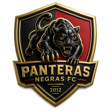 Brasão de time (escudo 3D metálico): Pantera