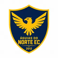 Brasão de time (escudo moderno minimalista): Águia