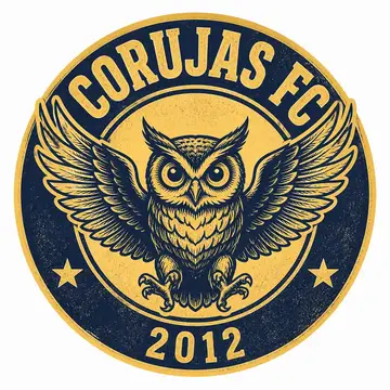 Brasão de time (brasão retrô de várzea): Coruja