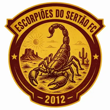 Brasão de time (brasão retrô de várzea): Escorpião