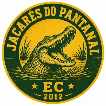 Brasão de time (brasão retrô de várzea): Jacaré