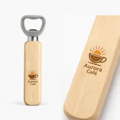 Abridor de garrafa com a sua marca