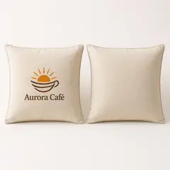 Almofada personalizada frente e verso