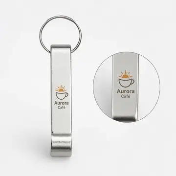 Chaveiro metal abridor com a sua marca