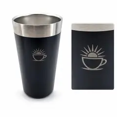 Copo térmico de inox 473ml com a sua marca