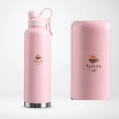 Garrafa térmica 1,5 litros com a sua marca