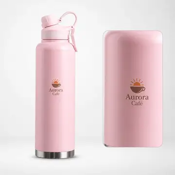 Garrafa térmica 1,5 litros com a sua marca
