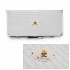 Kit churrasco 10 peças com a sua marca