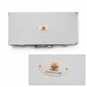 Kit churrasco 10 peças com a sua marca