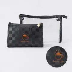 Kit nécessaire duas peças com a sua marca
