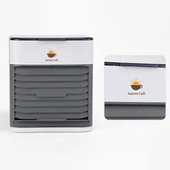 Mini climatizador de ar portátil com a sua marca