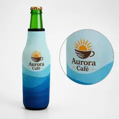 Porta Longneck 350ml Neoprene com a sua marca