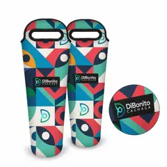 Porta Vinho Neoprene com a sua marca
