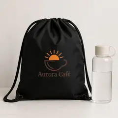 Sacochila com logo em silk