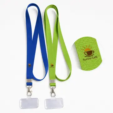 Tirante Mosquete 20mm com Salva Celular com a sua marca