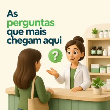 Carrossel das dúvidas do balcão — Farmácia & suplementos