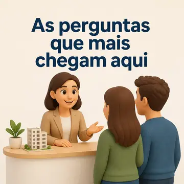 Carrossel das dúvidas do balcão — Imobiliária & corretor